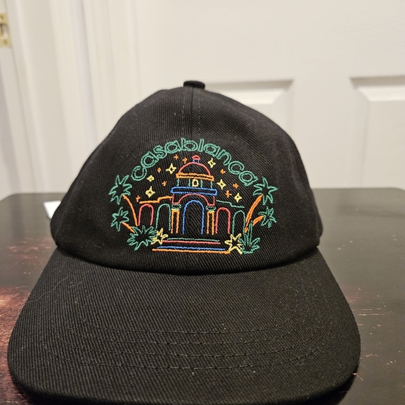 CASABLANCA Rainbow Crayon Temple Embroidered Cap - UNISEX - Picture 3 of 8